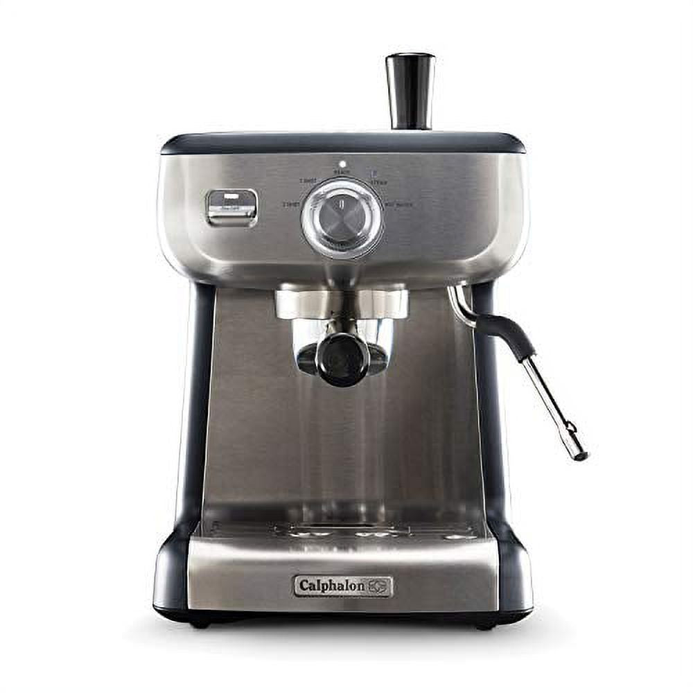 Stainless Espresso Machine with Steam Wand M342