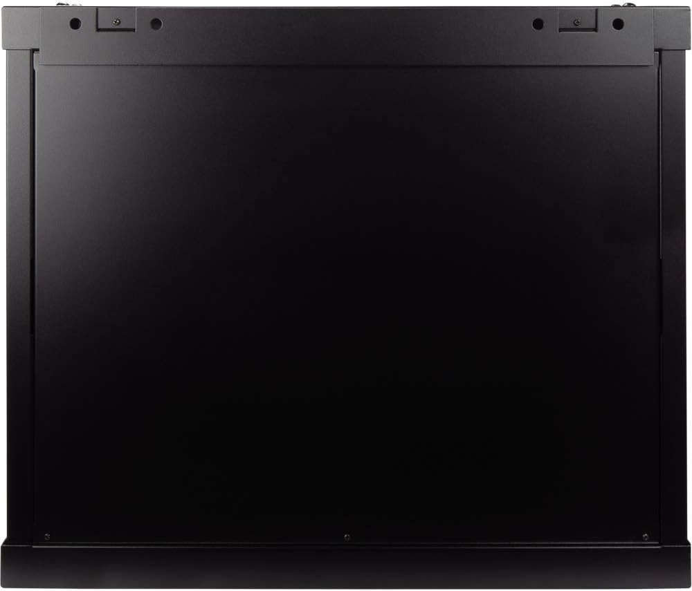 9U Wallmount Cabinet Enclosure 19-Inch Server Network Rack with Locking Perforated Door Black C796860