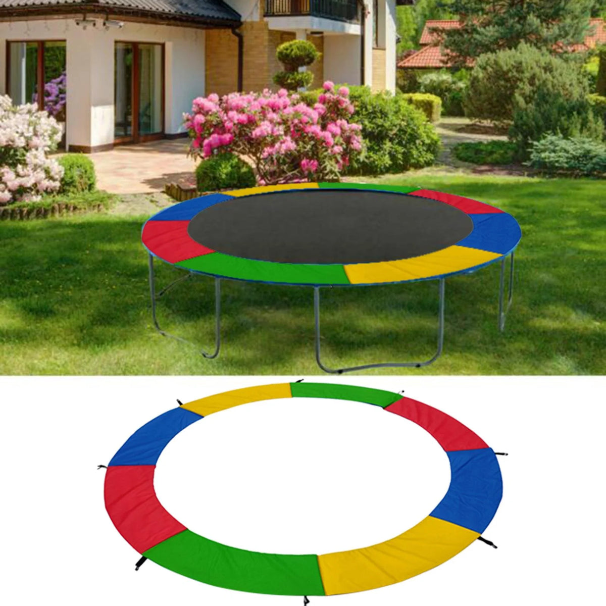 6FT Waterproof Trampoline Spring Cover Pad E7291