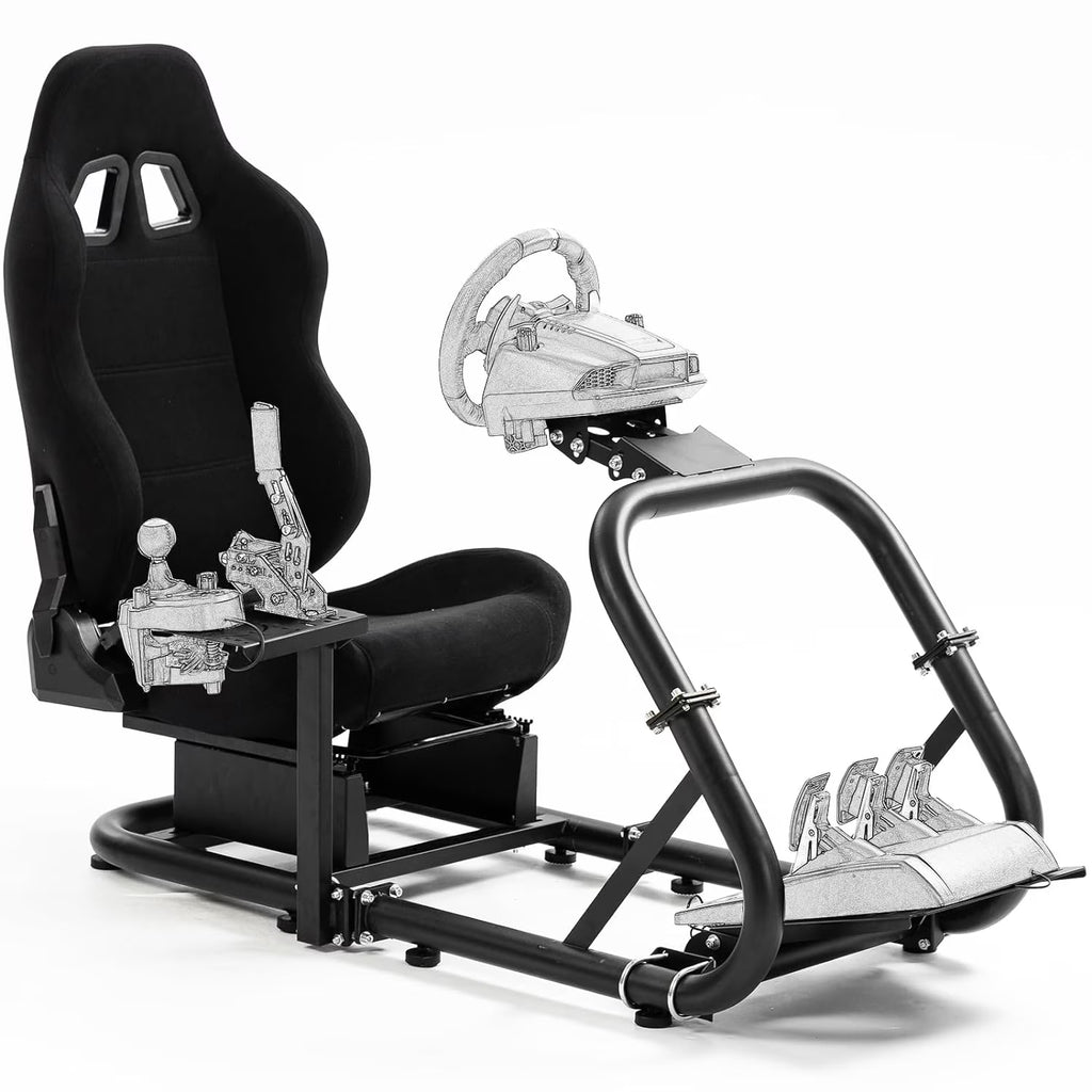 Sim Racing Cockpit with Seat D498