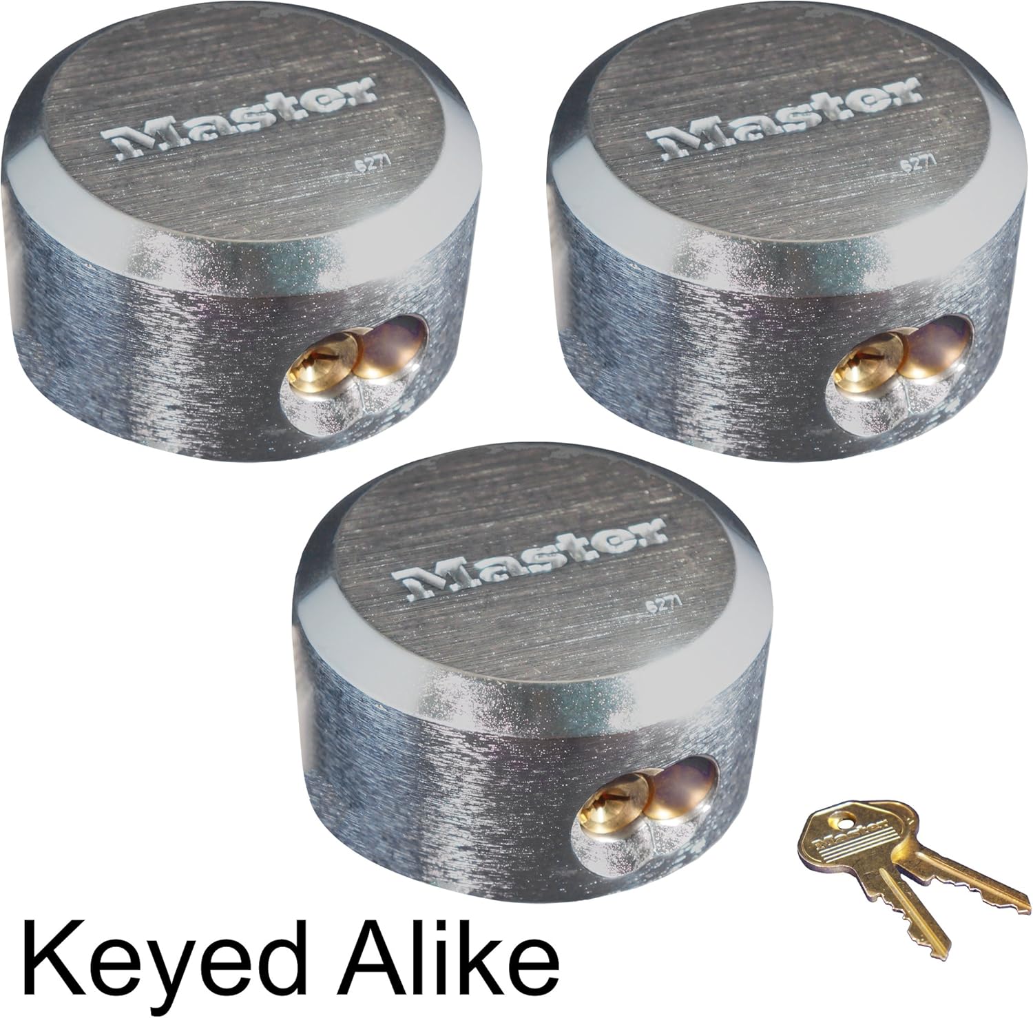 4 Hidden Shackle Padlocks Keyed Alike K276906