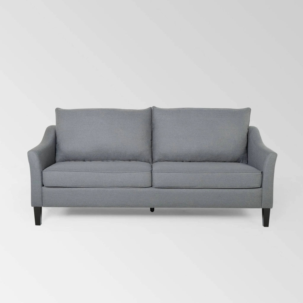 Charcoal Fabric 3 Seater Sofa C6335