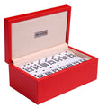 White Domino Set with Red Case U993002