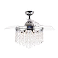 Chrome 42-in Indoor Ceiling Fan 3-Blade K5505