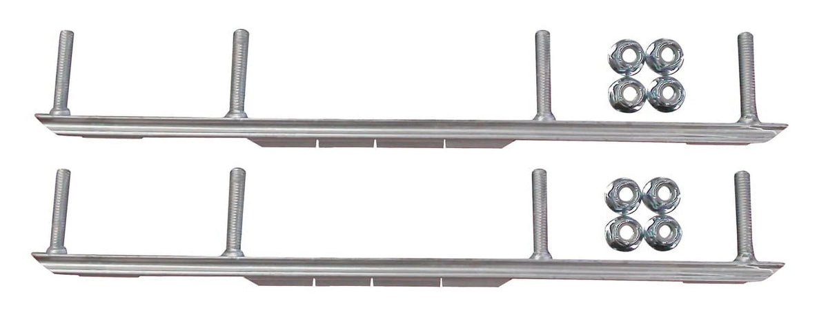 Blue XPT Snowmobile Skis with 6" Shaper Bars Complete Kit N866908