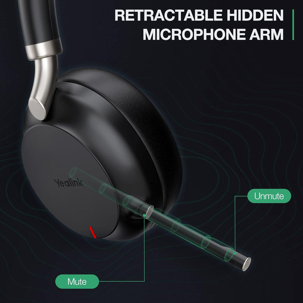 Black Bluetooth Wireless Headset with Microphone T632843