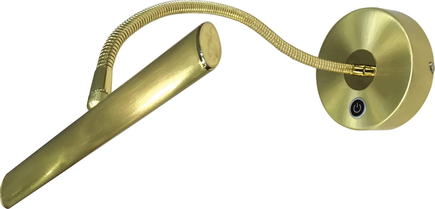 Curtis LED Picture Light in Brass Matte S383520