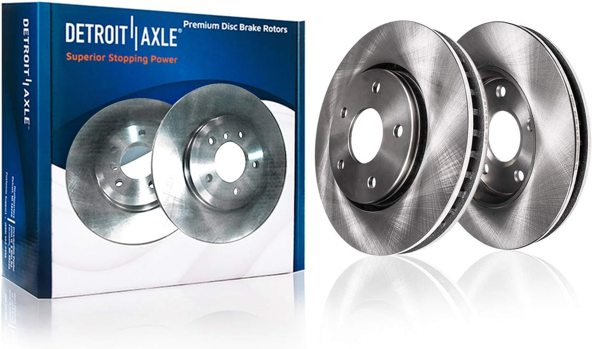 Front Disc Brake Rotors 2pc Set T763