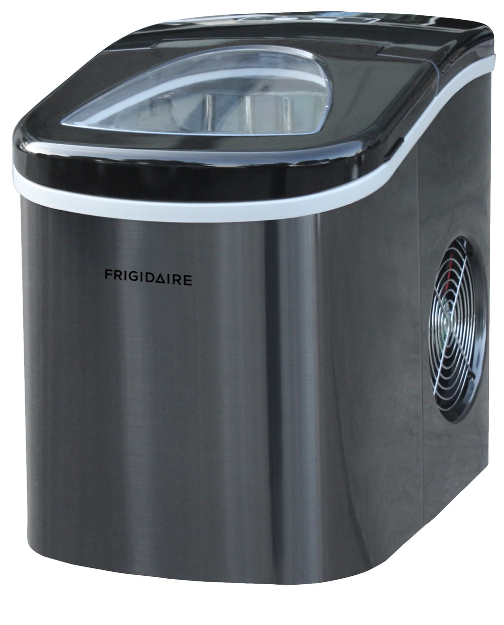 Black Stainless Steel Portable Ice Maker C546914