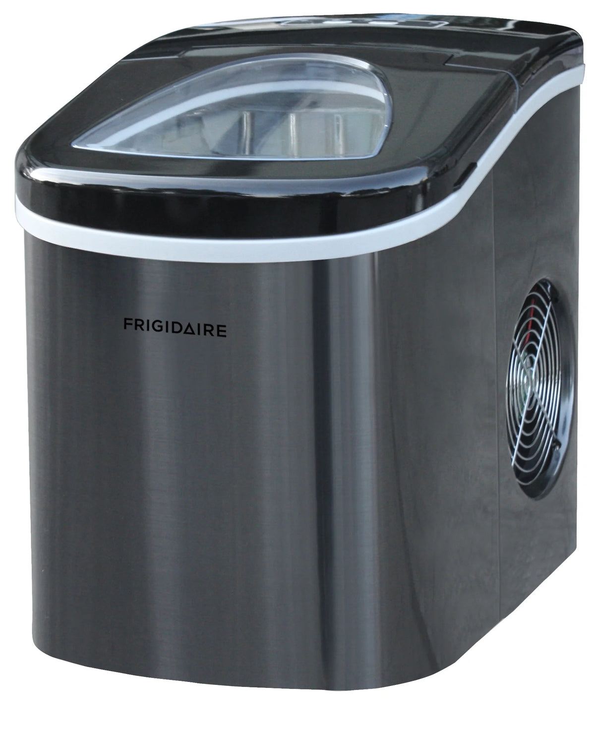 Black Stainless Steel Portable Ice Maker C546914