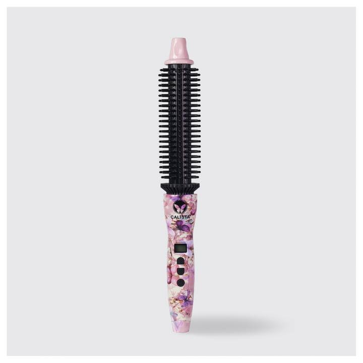 Pink Butterfly Heated Round Brush M76373