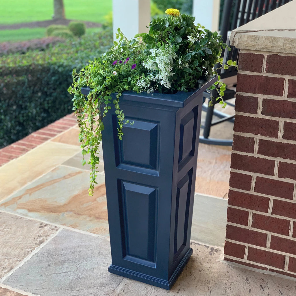 Neptune Blue Polyethylene Planter G207