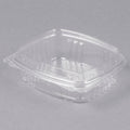 8 oz Clear Hinged Deli Container with High Dome Lid B6606