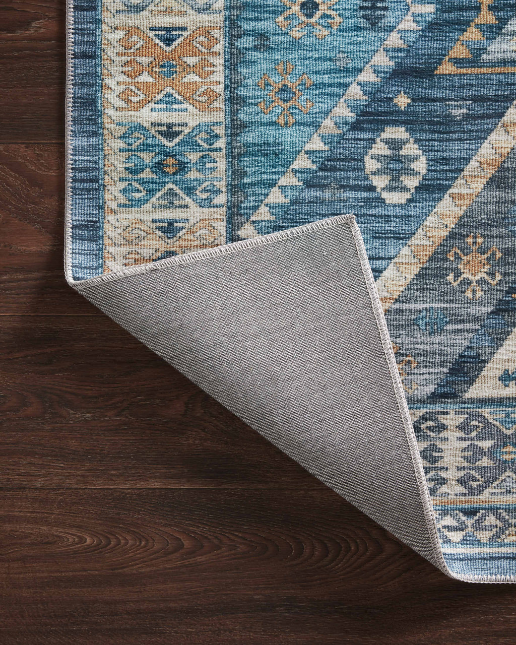 Blue Southwestern Area Rug W750