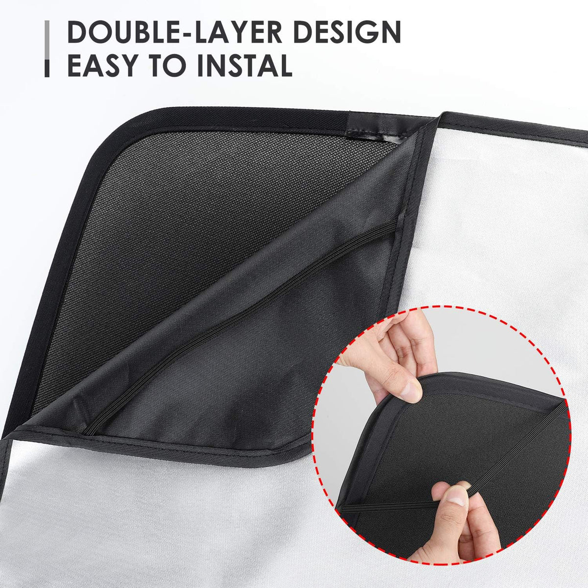 Set of 4 Sunshade Reflective Covers W32273
