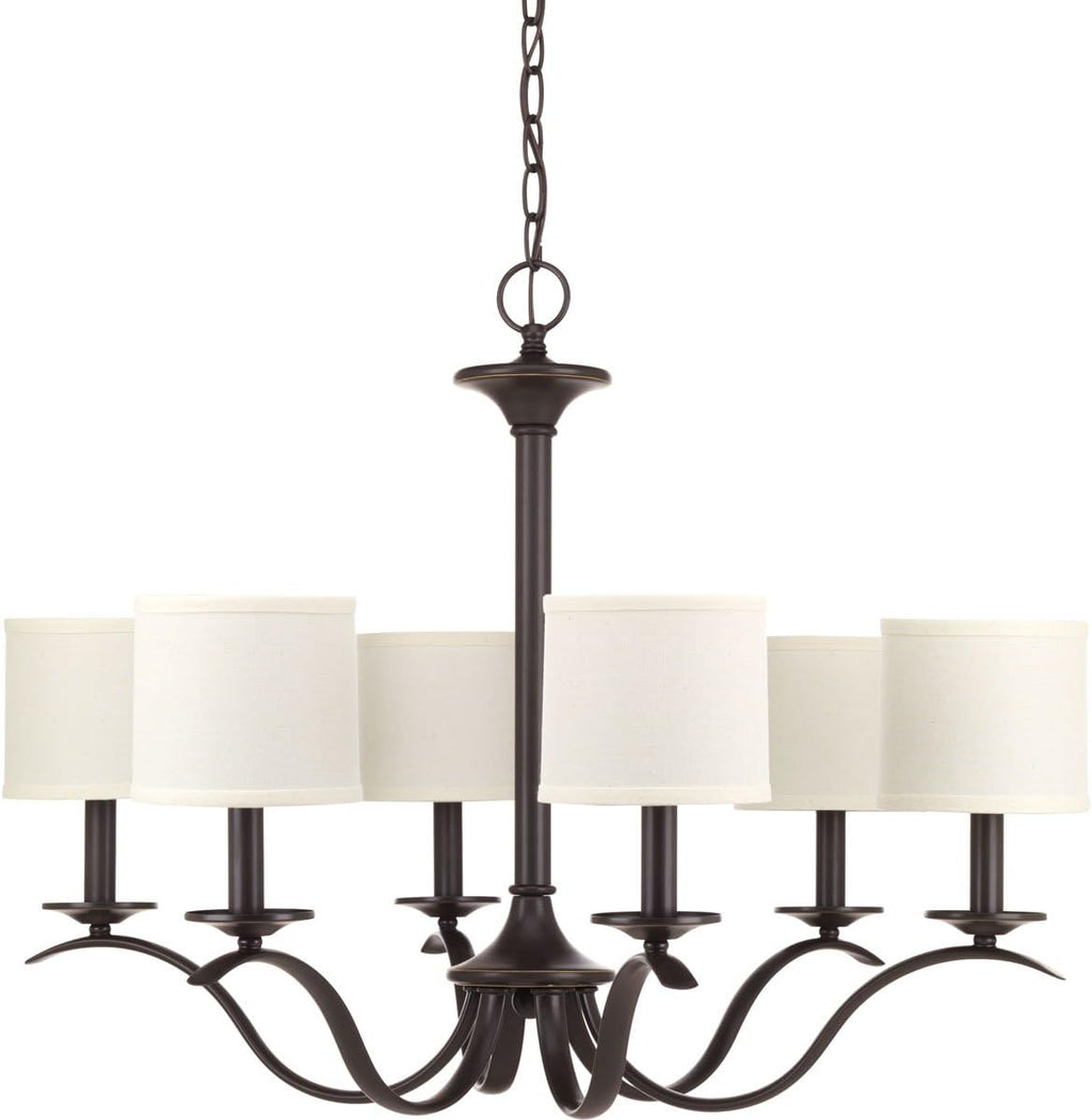 Antique Bronze 6-60W Chandelier Q99280
