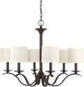 Antique Bronze 6-60W Chandelier Q99280