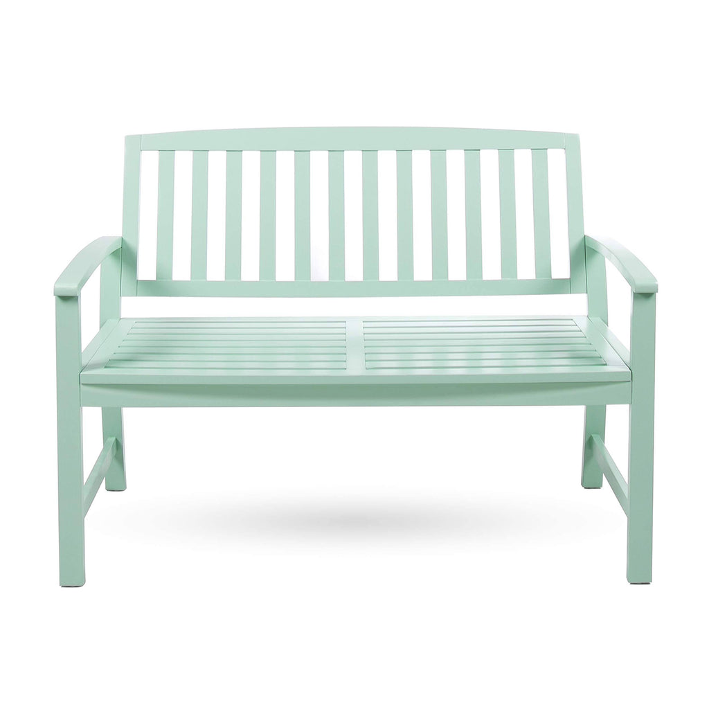 Light Mint Acacia Wood Bench K78422