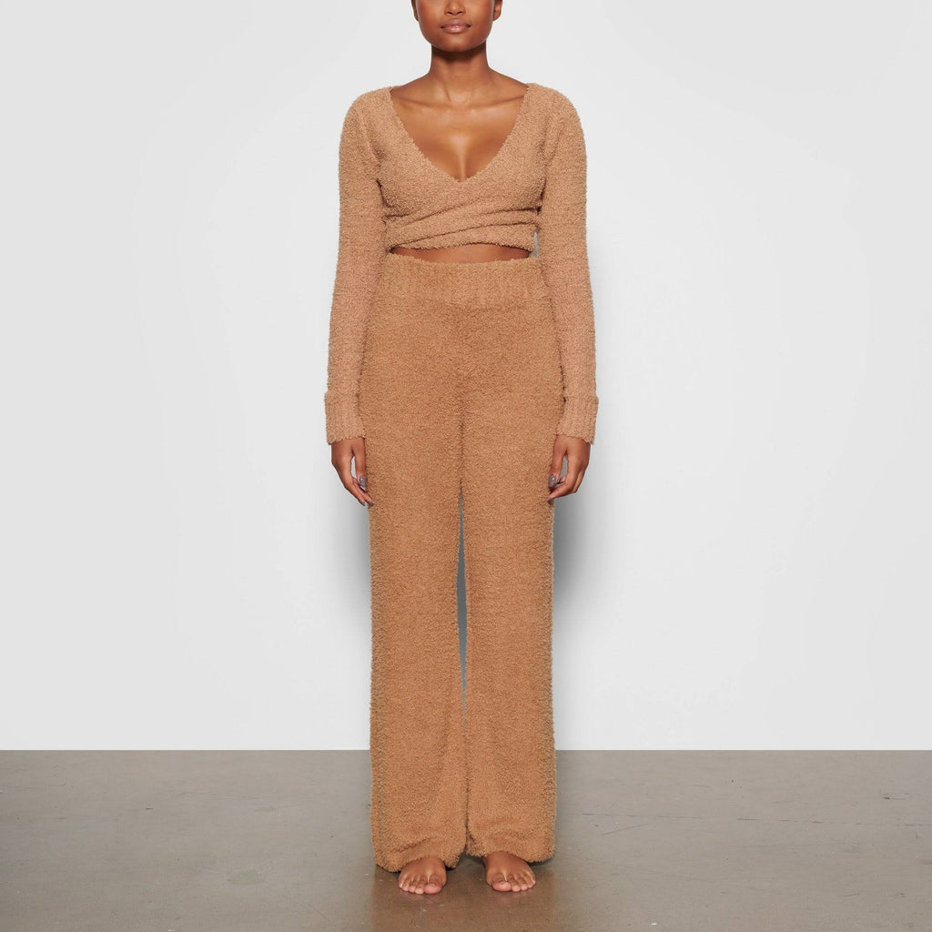Brown Cozy Knit Pant E8212