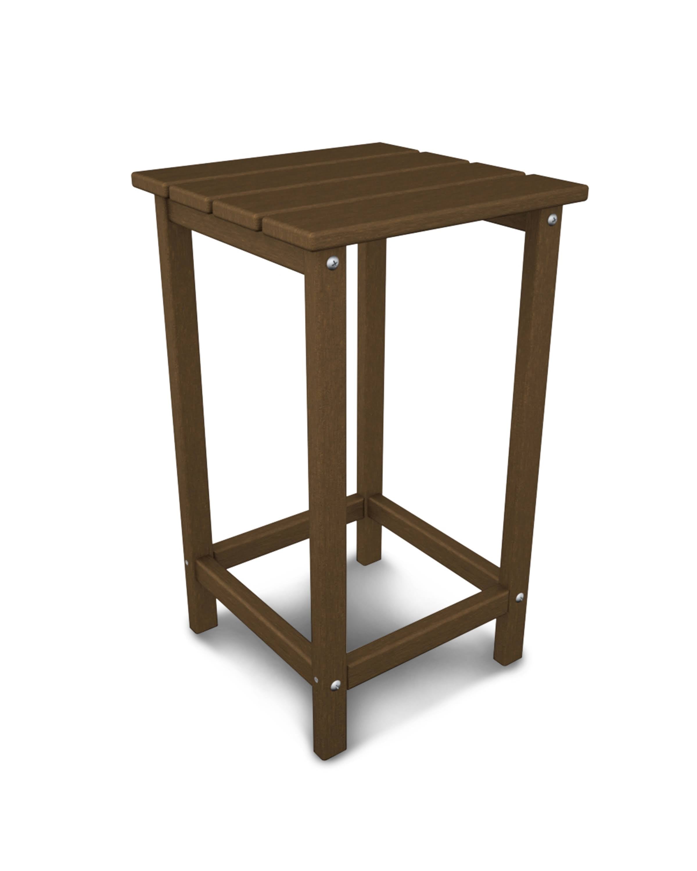 Teak Counter Side Table A36793