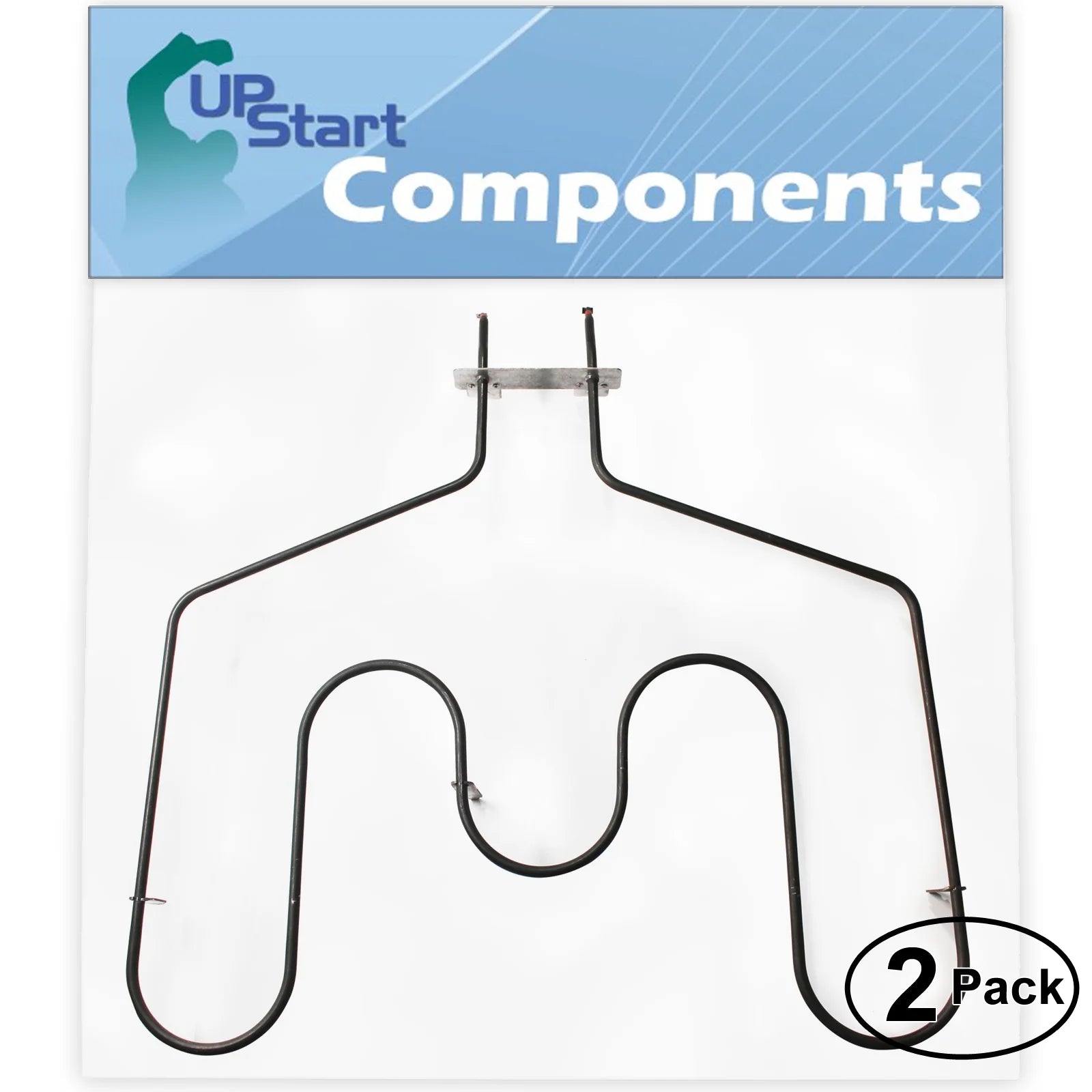 2-Pack Replacement Bake Element for General Electric Oven Heating Element O887