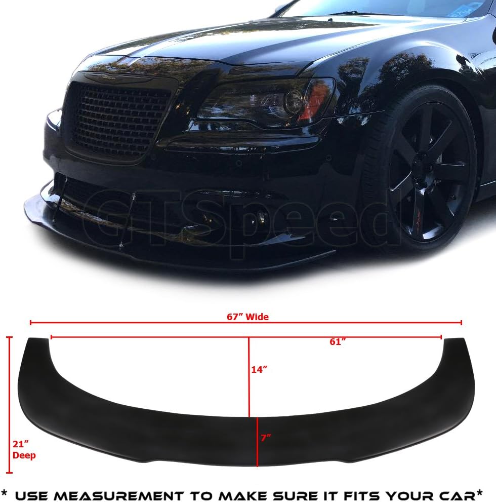 PU Front Bumper Lip Under Panel Diffuser Chin Spoiler Y445137