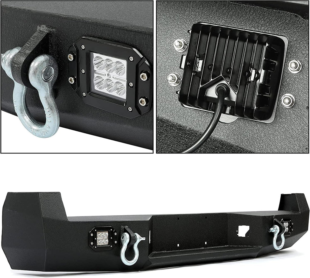 Rear Bumper Protector Steel with Led Lights C581568