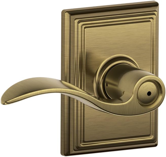 Matte Black Bed & Bath Privacy Door Lever Pack of 2 M16507