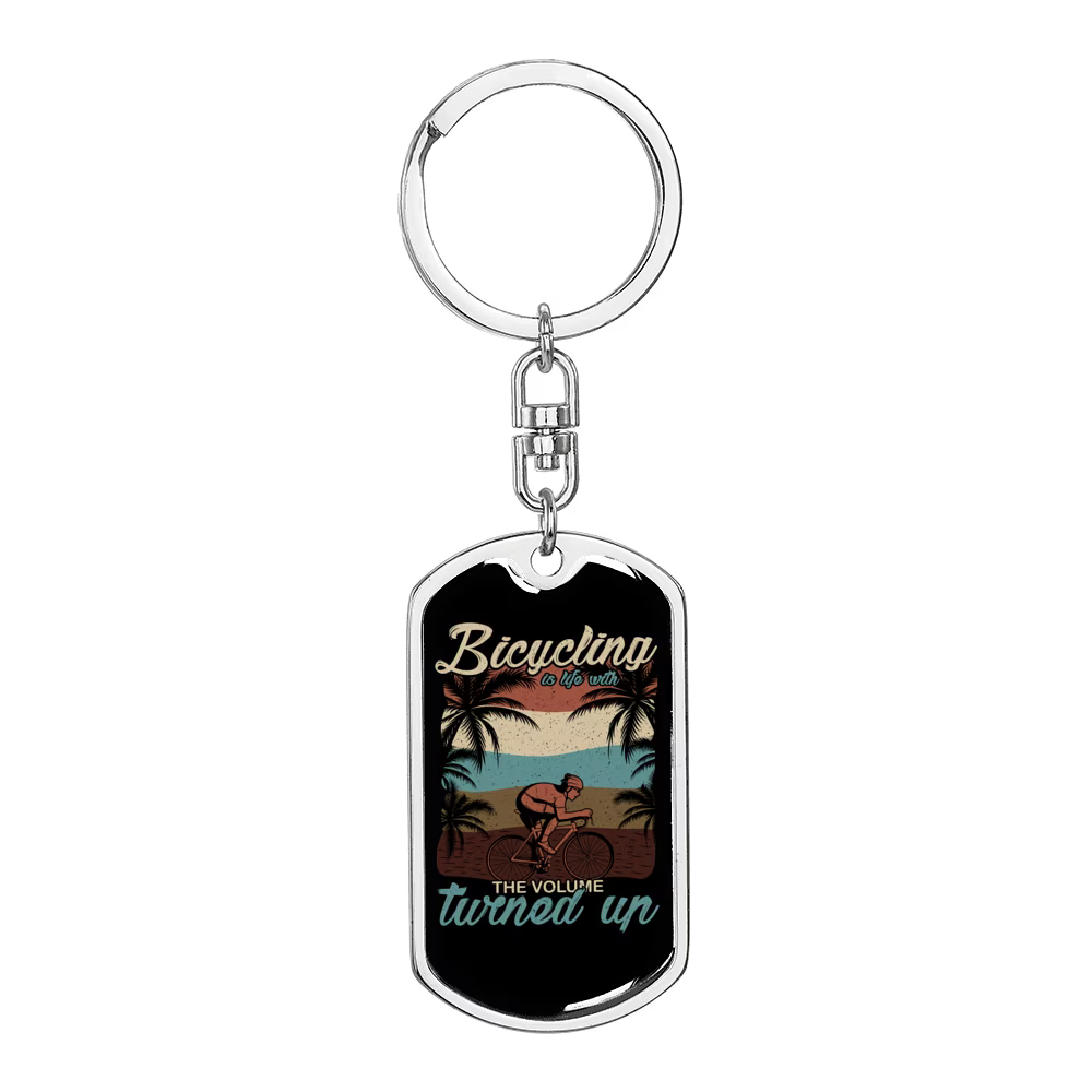 Swivel Dog Tag Keychain M197