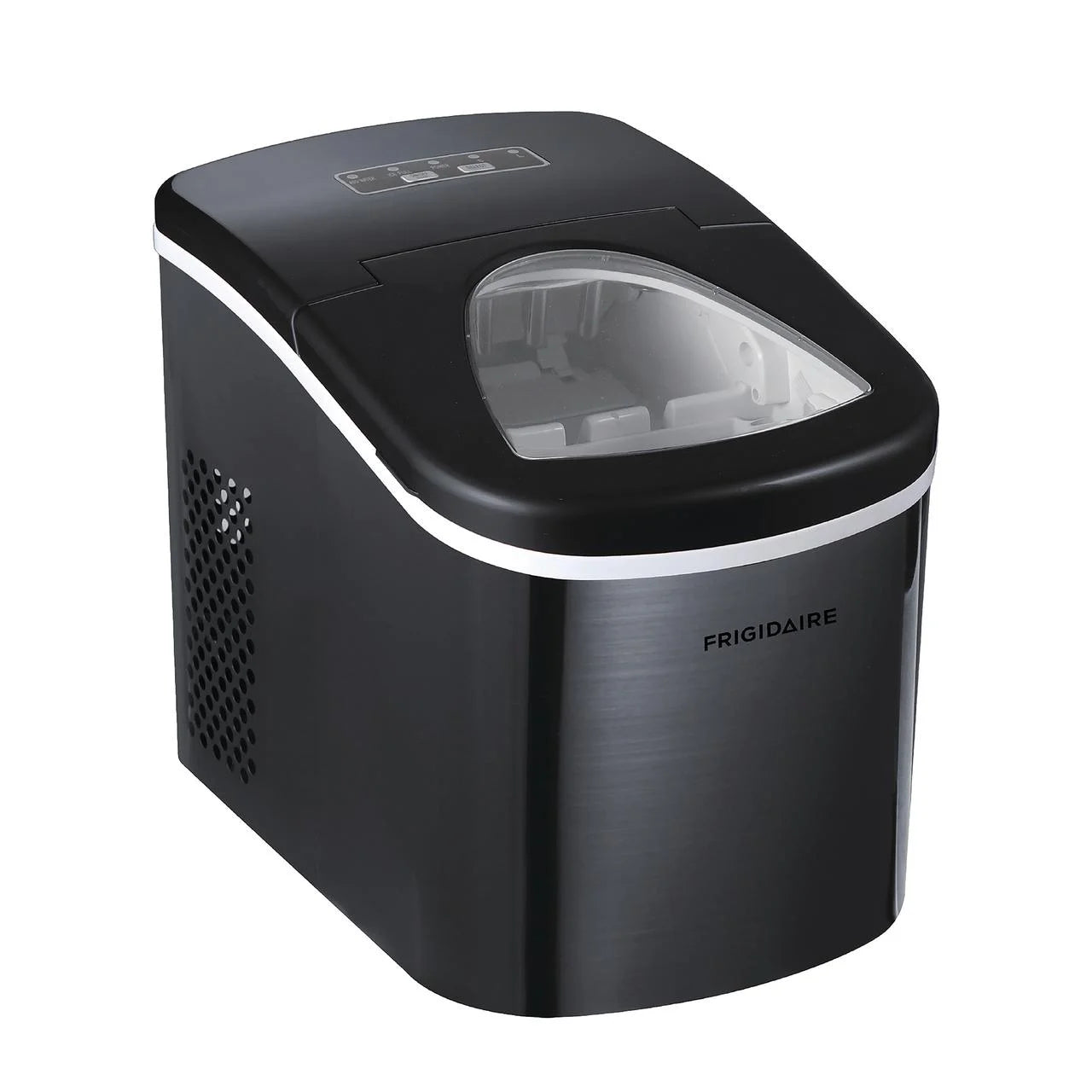 Black Stainless Steel Portable Ice Maker C546914