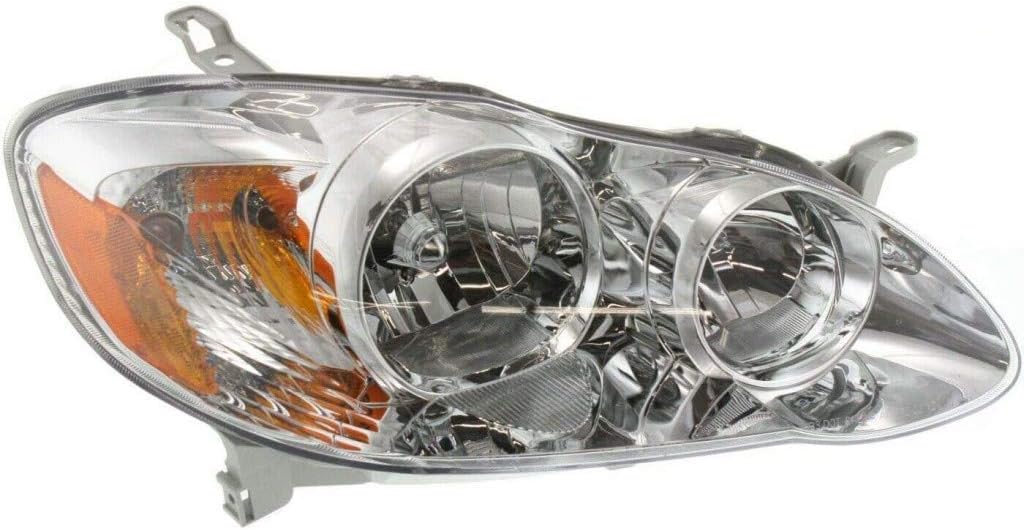 Headlight Assembly Pair for Toyota Corolla 2005-2008 J5852