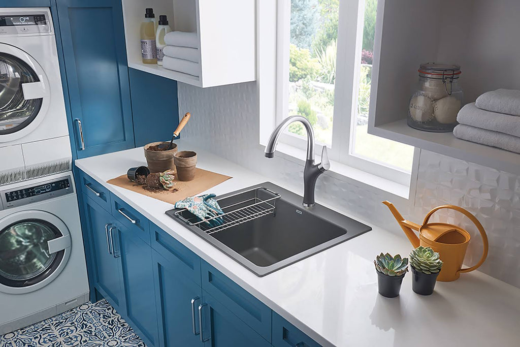 Cinder Laundry Sink with Strainer N94960