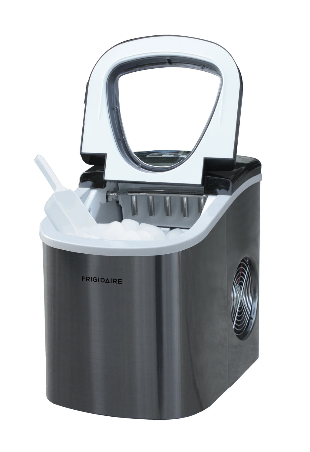 Black Stainless Steel Portable Ice Maker C546914