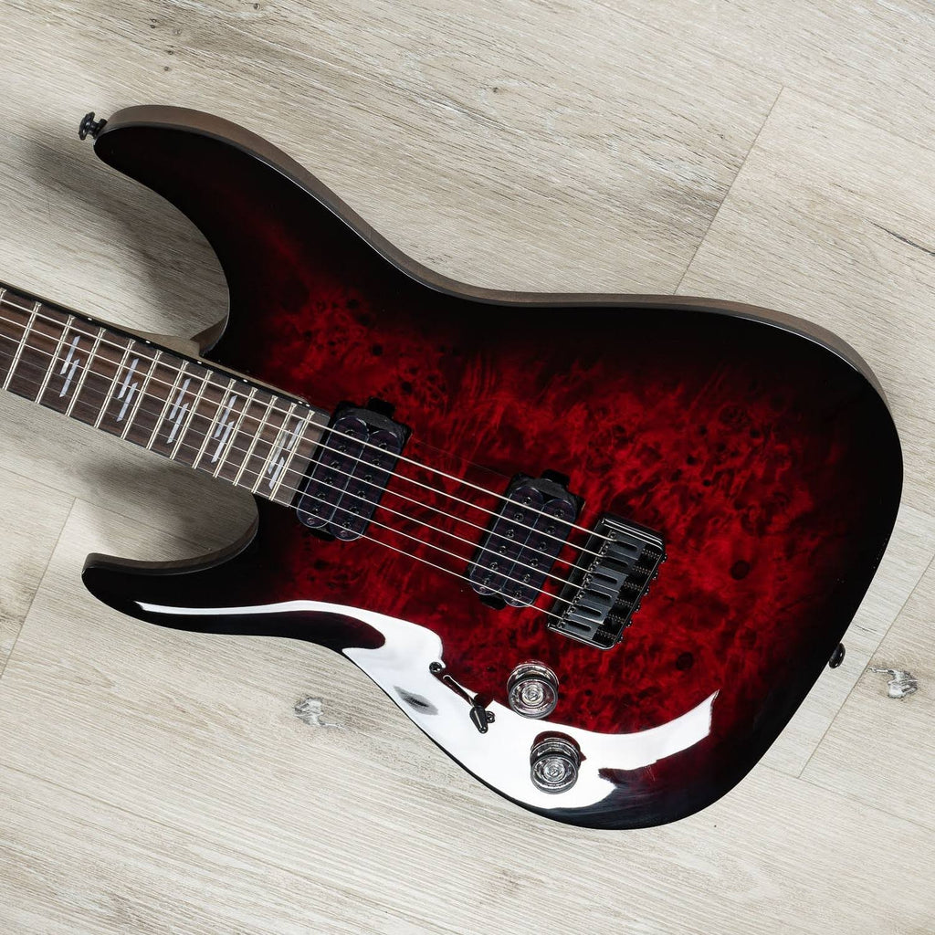 Left Handed Guitar, Black Cherry Burst N8431