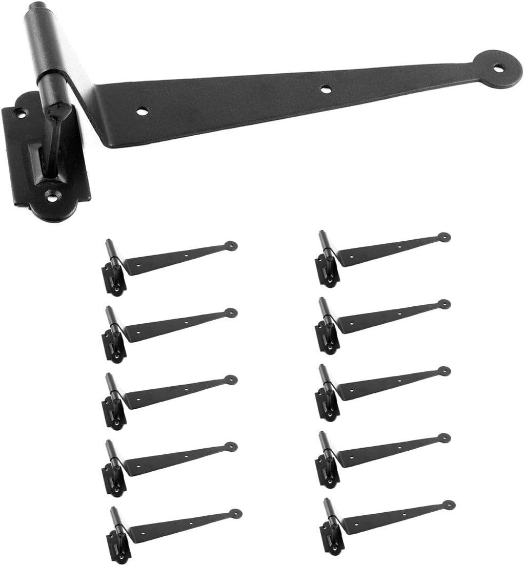Black Offset Pintle Hinge 11 3/4 Large Cast Iron Pack of 10 R703356