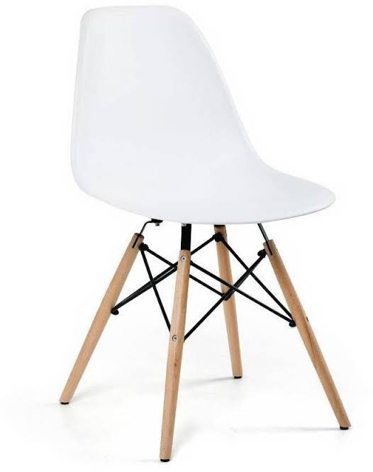 White Side Chair, Set of 4 B686789