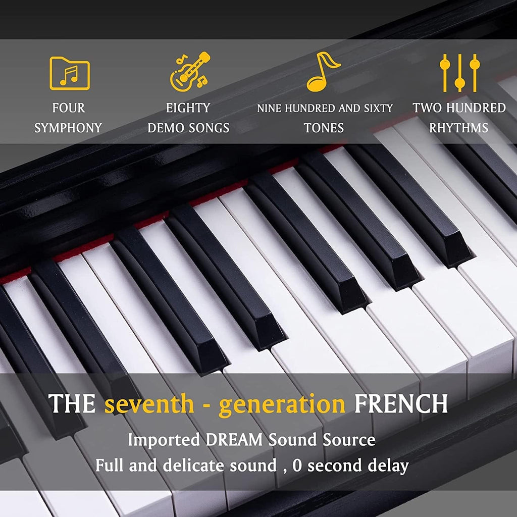 88 Key Full Size Weighted Digital Piano Keyboard with Pedal C25922