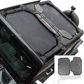 Jeep Wrangler JK Unlimited 4 Door Front & Rear 2 Piece Sun Shade Mesh O256882