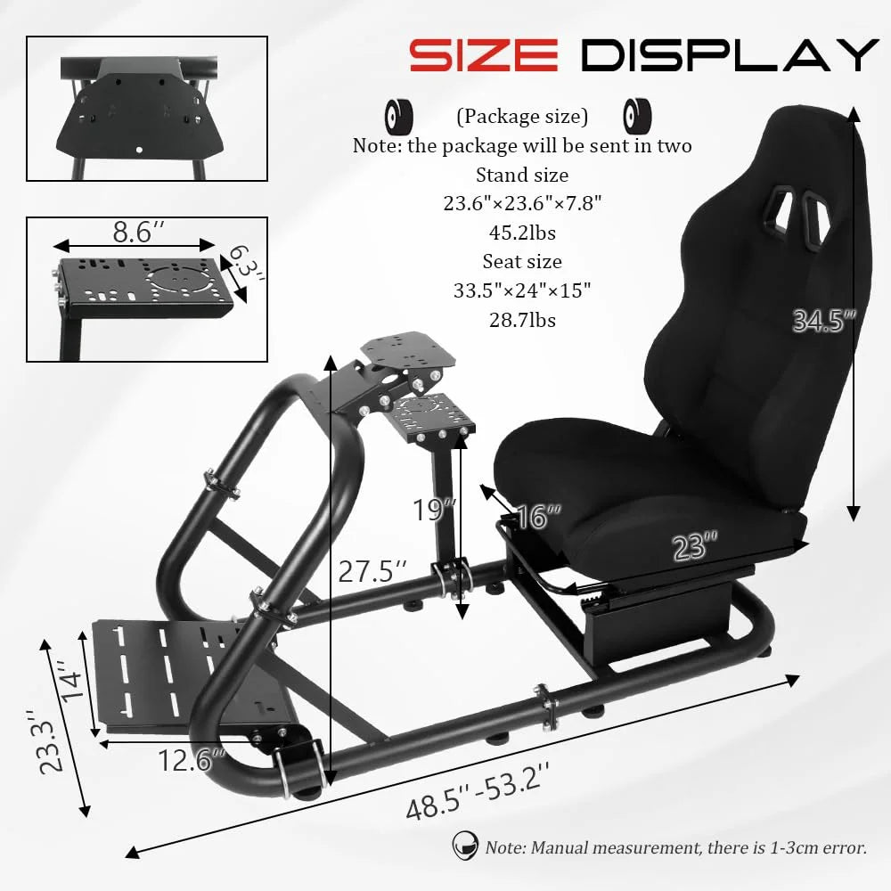 Sim Racing Cockpit with Seat D498