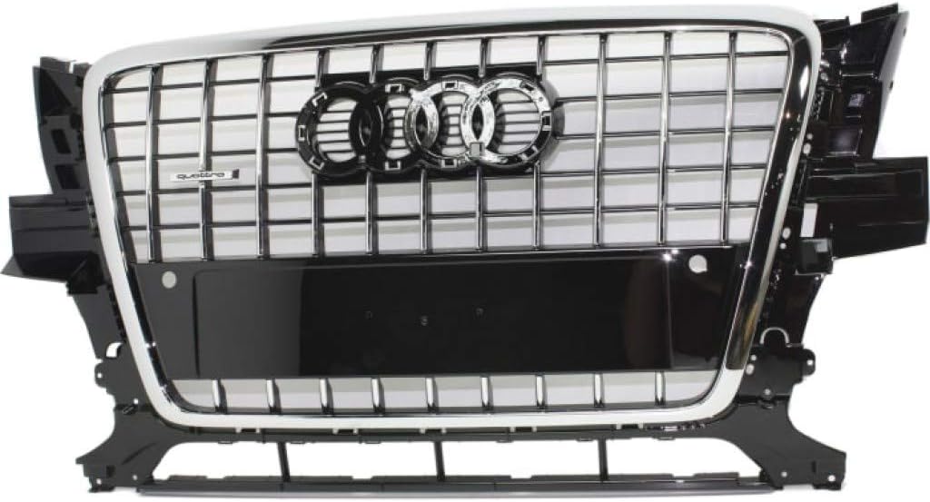 Chrome Shell with Gloss Black Insert Grille Assembly U99052