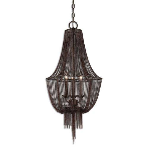 Oil Rubbed Bronze Three-Light Chandelier R190