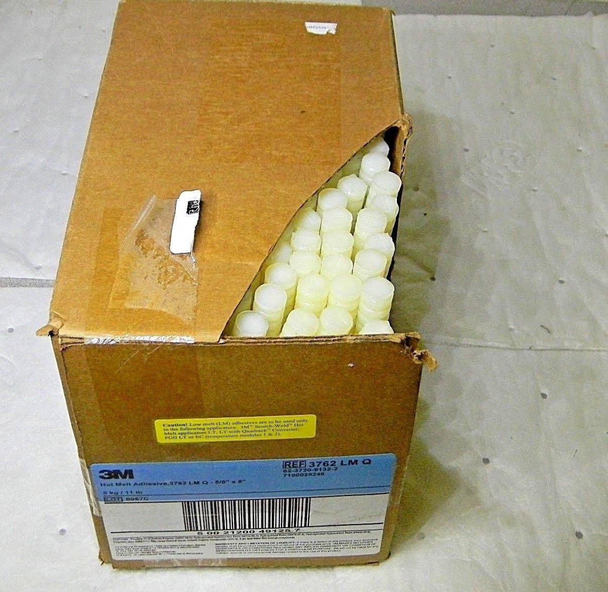3M Hot Melt Adhesive 3762 Lm Q Light Amber, 5/8 in x 8 in B927