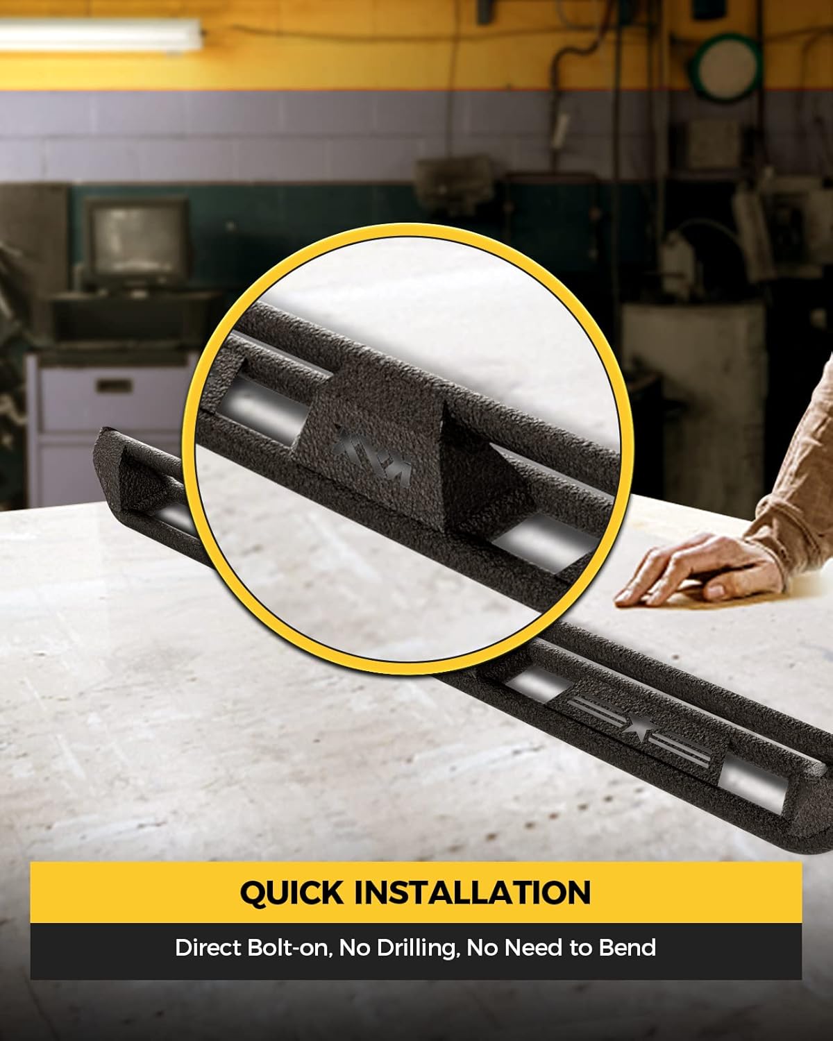 3 Tube Side Steps Nerf Bar Truck Boards I27464