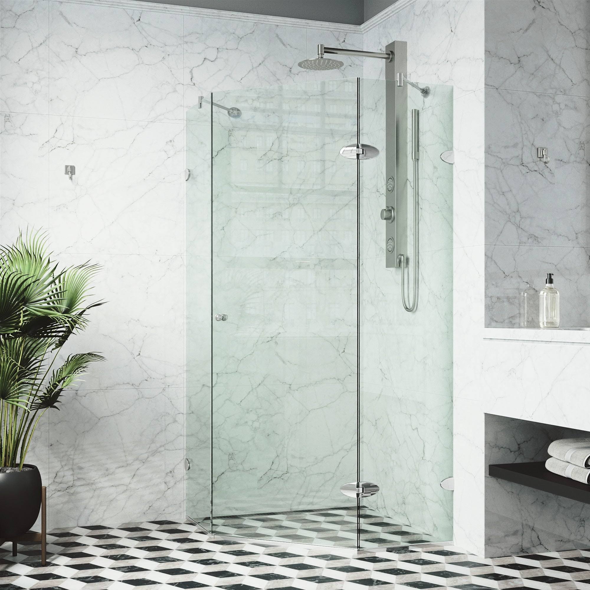 Frameless Neo-Angle Shower Enclosure N962084
