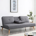 Grey Polyester Futon O1529