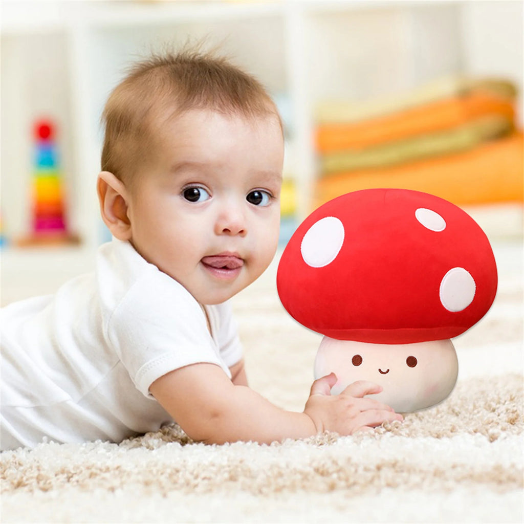 Cute Mushroom Plush Stuffed Animal Pillow 9 12 inch F598