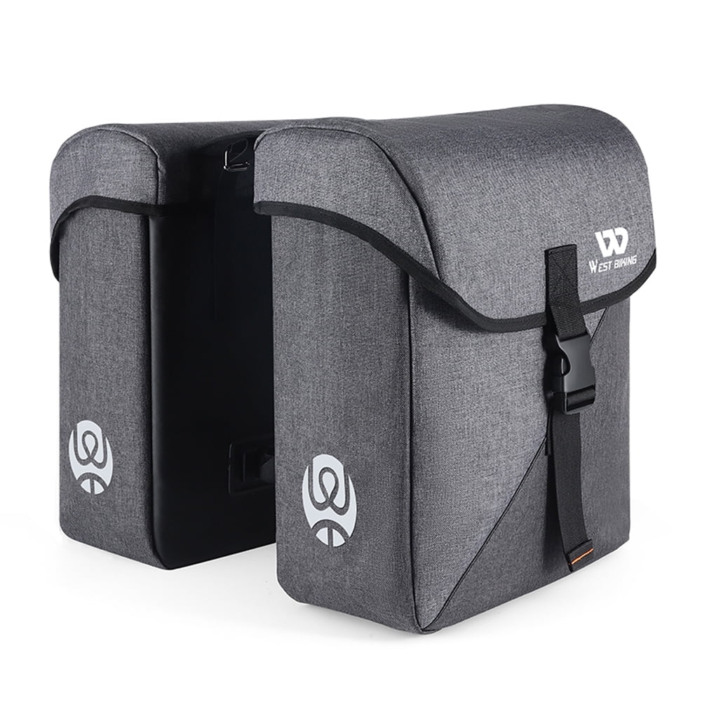 35L Bike Double Bag Rear Seats Luggage Carrier Trunk Bag V819924