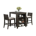 3 Piece Solid Wood Dining Set S69888