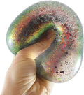 1 Jumbo 4" Metallic Glitter Gel-Filled Squeeze Stress Ball J9756