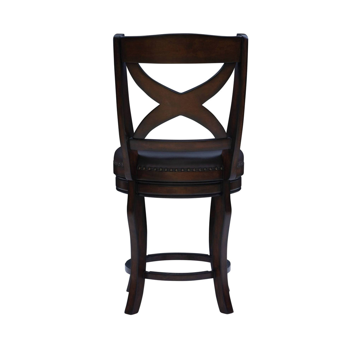 Swivel Counter Height Barstool Espresso N17370